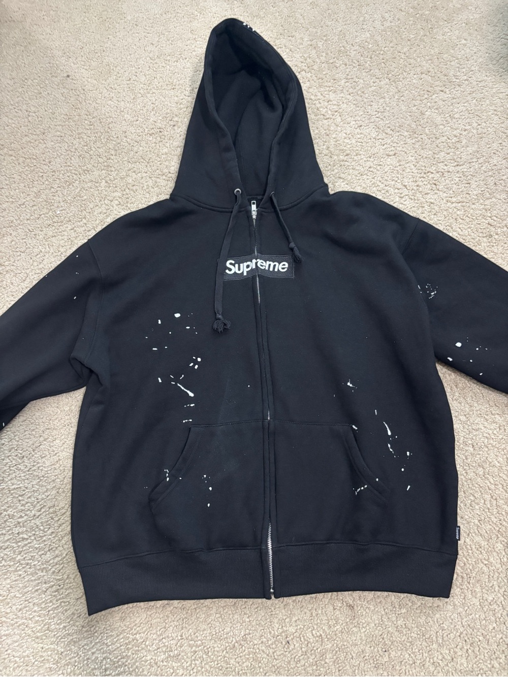 Black Zip-Up Hoodie Jacket Stylish